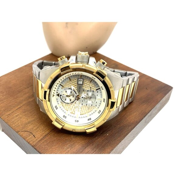 Invicta Men's Watch 28120 Aviator Chronograph Quartz Two Tone Stainless Steel - Picture 9 of 15